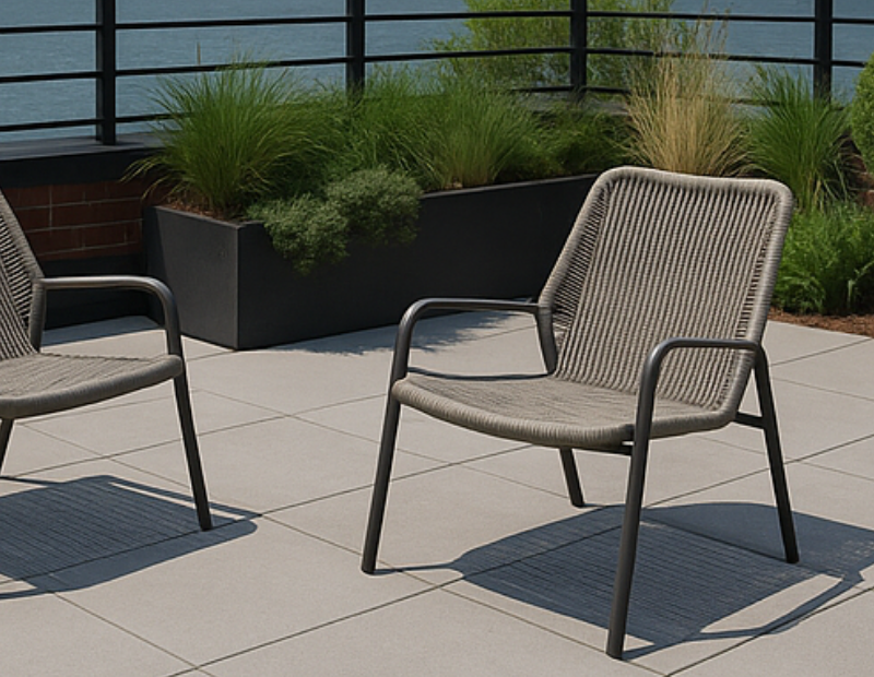 Ecopavrs on rooftop setting